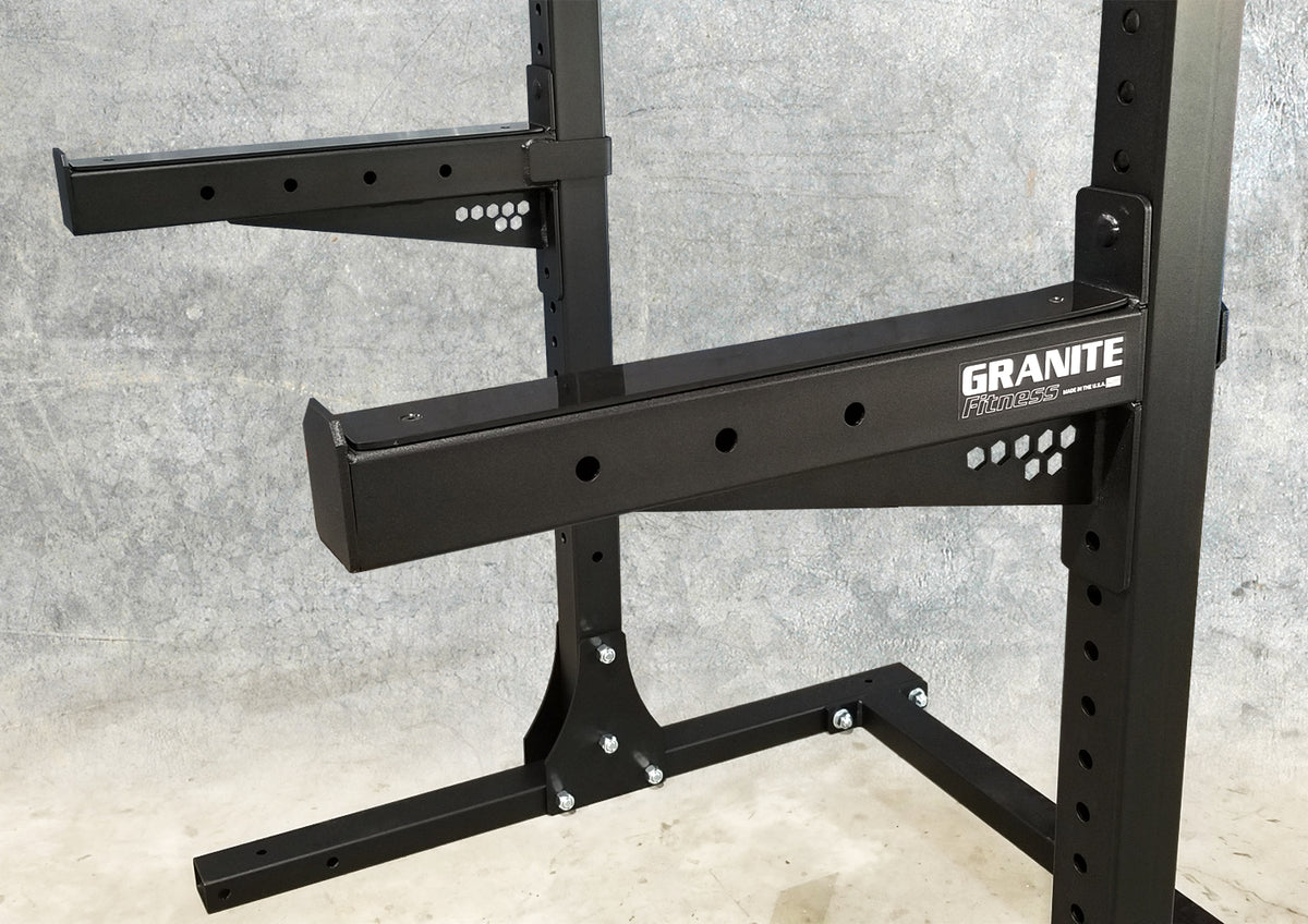 Spotter Arms Monster Lite Plate Storage Channel Pair Squat Rack