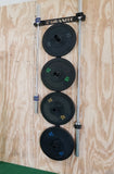 [FREE SHIPPING] Granite Fitness "T" Combo Plate & Bar Wall Storage