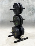 [FREE SHIPPING] Granite Olympic Bumper Plate Tree