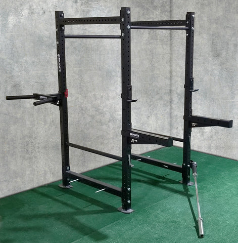 [FREE SHIPPING] Granite "Stage 1 Equipped" Mainline 3x3" Power Rack (90" Tall)