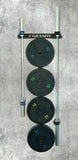 [FREE SHIPPING] Granite Fitness "T" Combo Plate & Bar Wall Storage